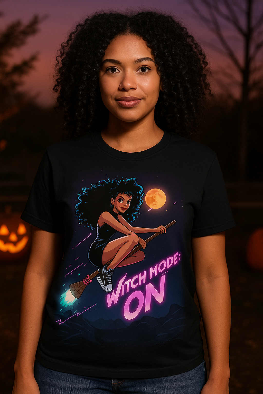 Witch On T Shirt