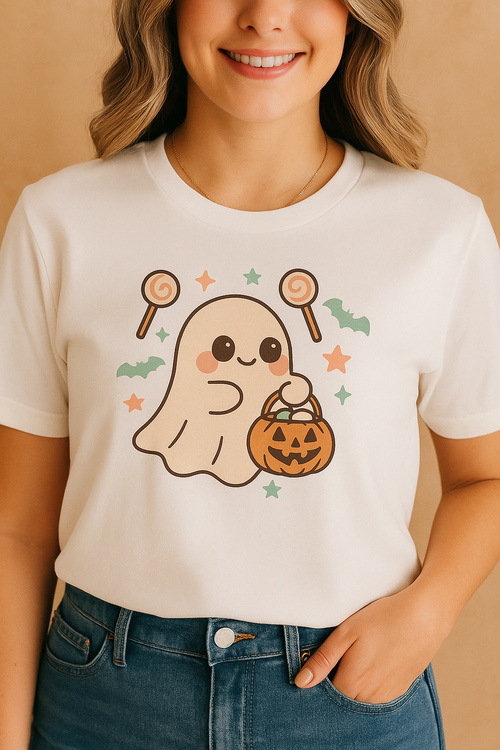 Ghost Trick or Treat T Shirt