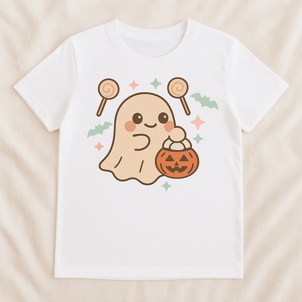 Ghost Trick or Treat T Shirt